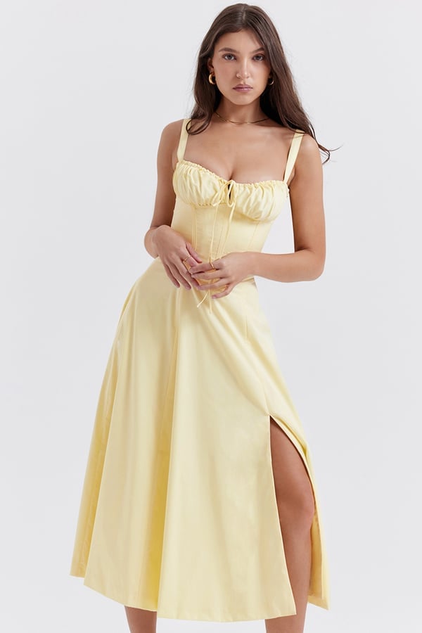 🔥CARMEN PRINT BUSTIER SUNDRESS