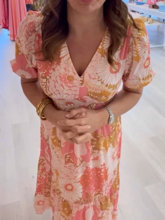 🌸HOT SALE - 49% OFF🌟V-Neck Floral Maxi Dress