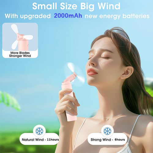 Handheld Portable Rechargeable Mini Fan