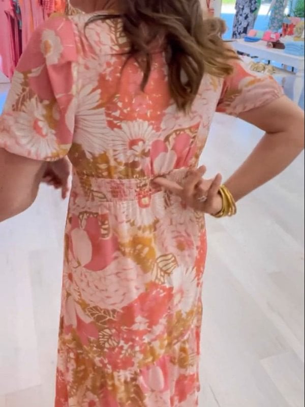 🌸HOT SALE - 49% OFF🌟V-Neck Floral Maxi Dress