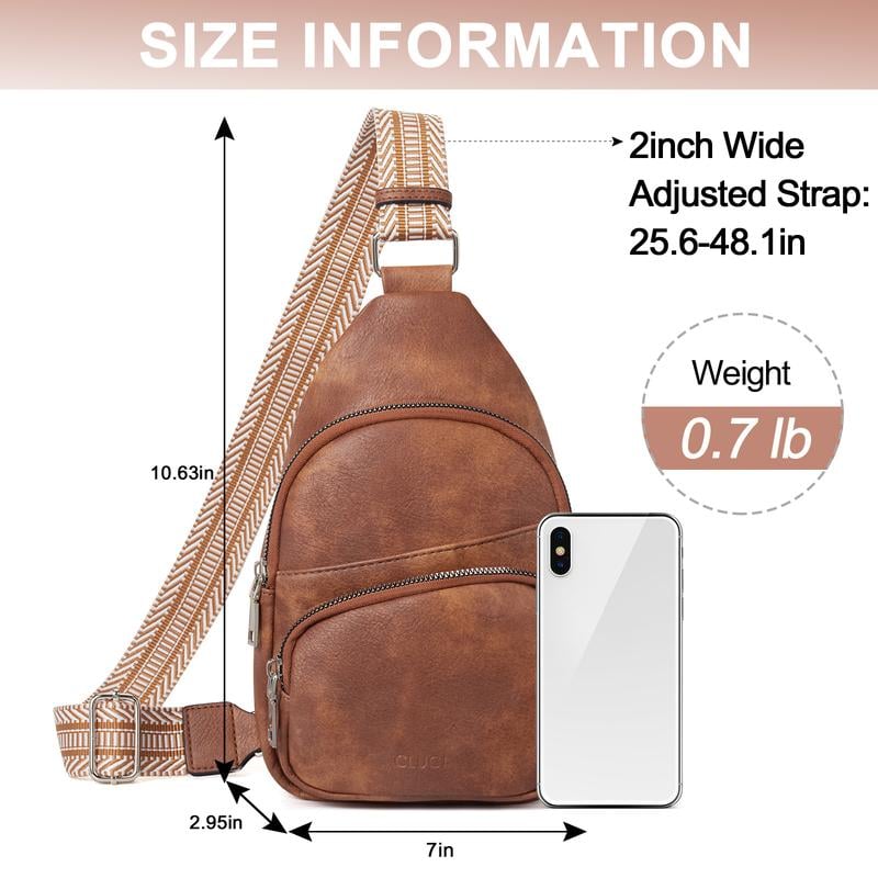 🔥Last day to get over 49% off🔥 - CLUCI Women's Small Leather Crossbody Bag