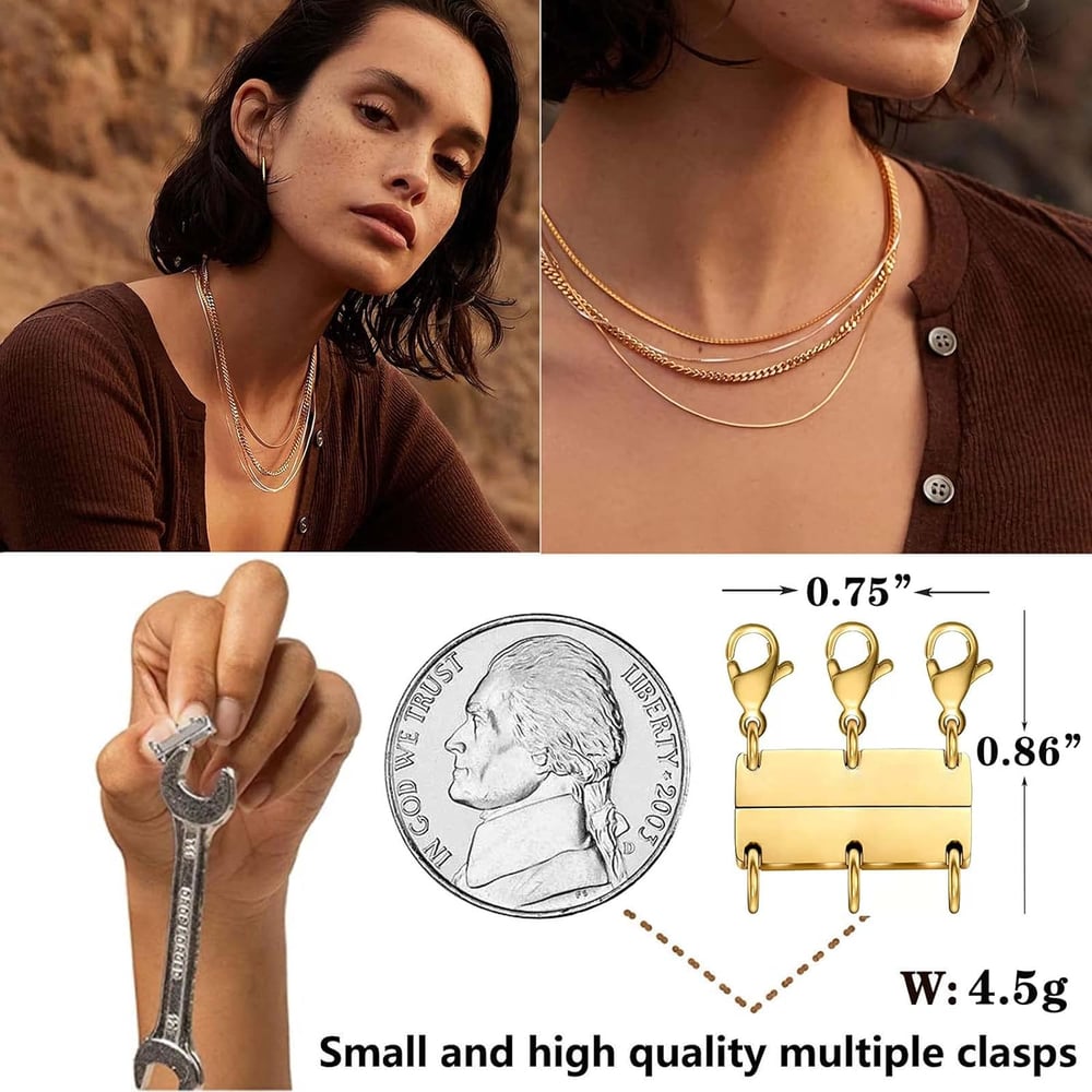 🔥Summer Hot Sale Promotion-49% OFF📿-Multiple Necklace Layering Clasps