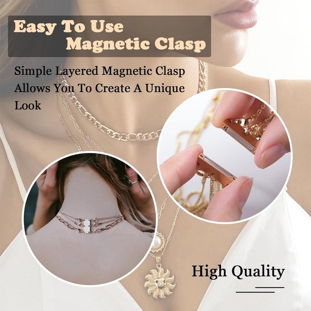 🔥Summer Hot Sale Promotion-49% OFF📿-Multiple Necklace Layering Clasps