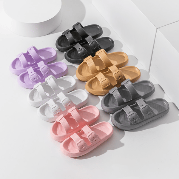 Unisex Adjustable Anti-Slip Soft Comfortable Pillow Sandals