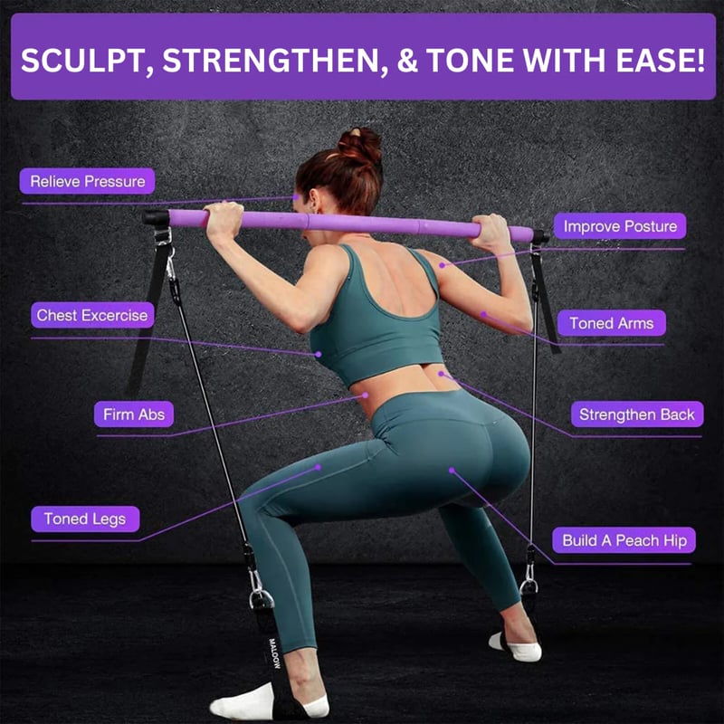💯BIG SALE - 44% OFF🧘♀️PILATES SCULPT BAR