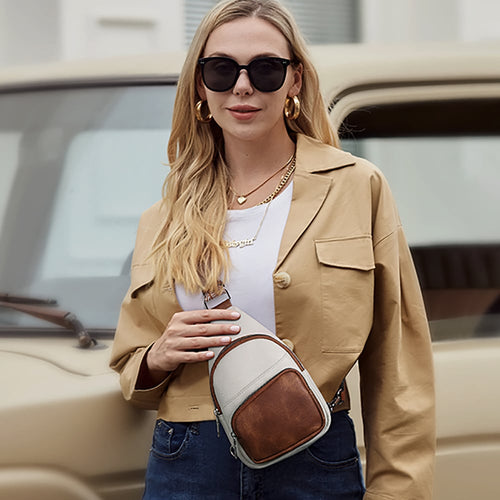 🔥Last day to get over 49% off🔥 - CLUCI Women's Small Leather Crossbody Bag