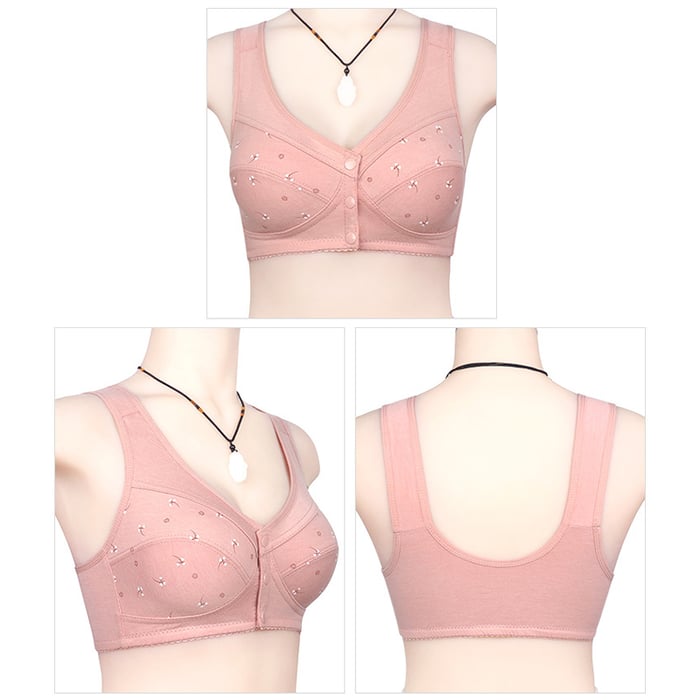 🌹Design for Senior Front Closure Cotton Bra🎀