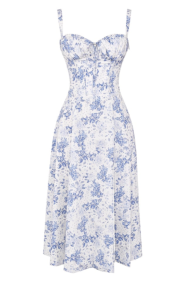 🔥CARMEN PRINT BUSTIER SUNDRESS