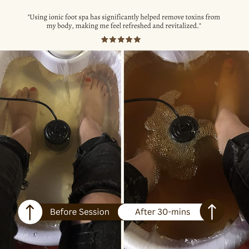 Healvibely Detox Foot Spa | Cleanse Your Body for a Healthier, Energized Life