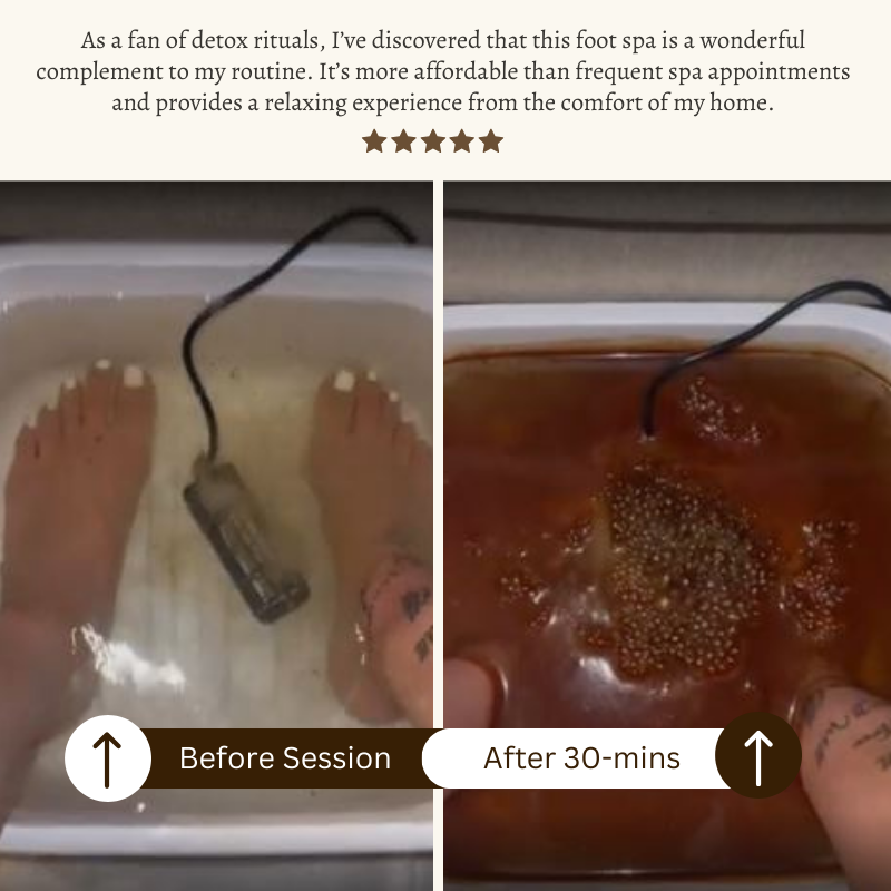 Healvibely Detox Foot Spa | Cleanse Your Body for a Healthier, Energized Life