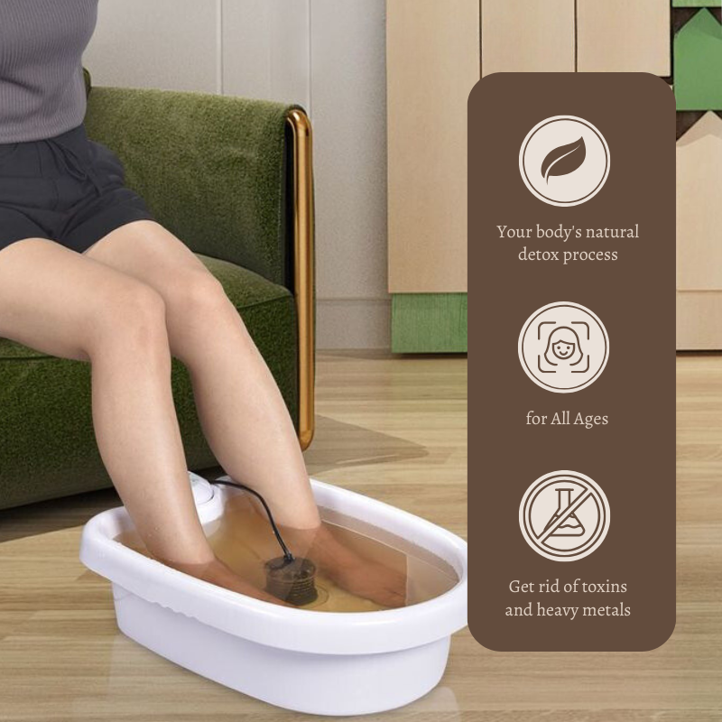 Healvibely Detox Foot Spa | Cleanse Your Body for a Healthier, Energized Life